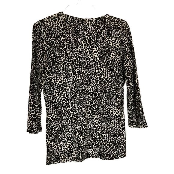 JONES NEW YORK SPORT, Women’s,Leopard print top‎ - Picture 2 of 7